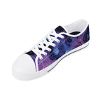 Aethonox Mortis Canvas Lowtops (white right above angled)