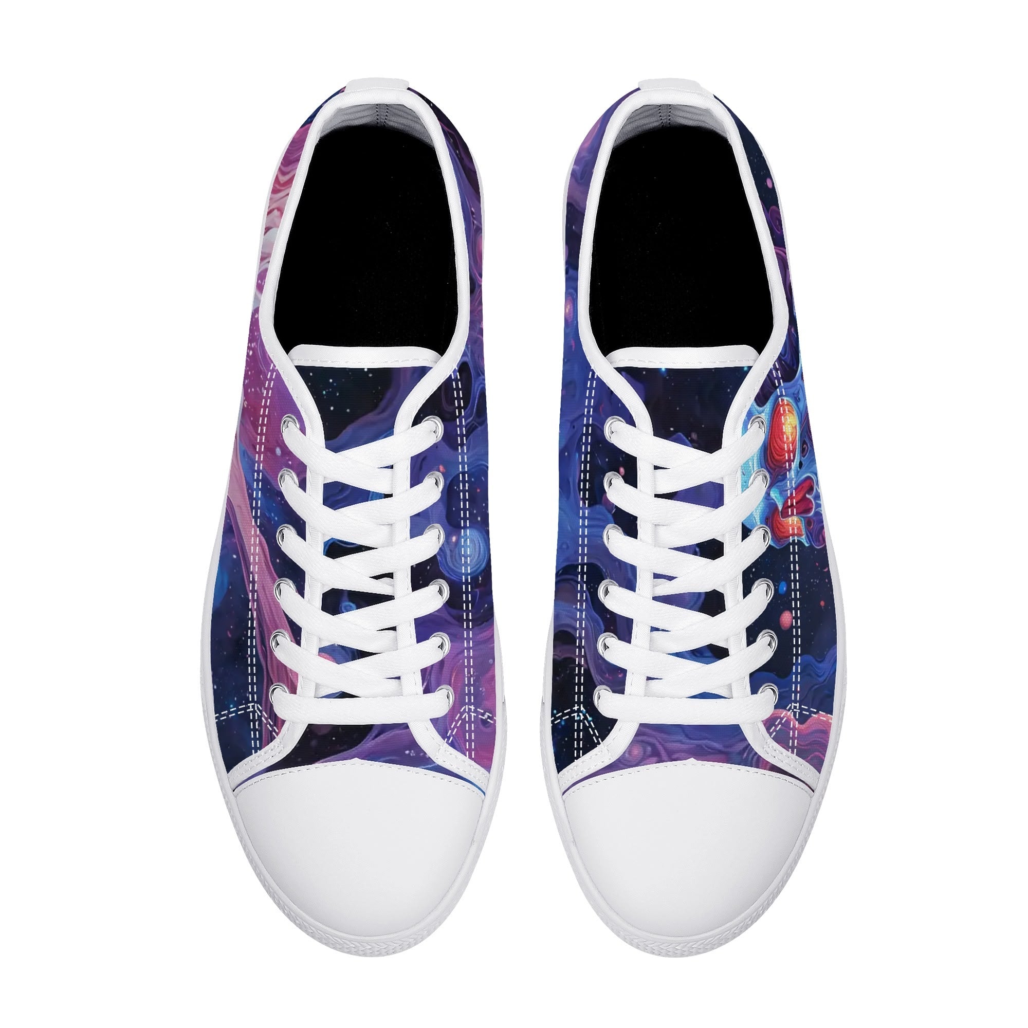Aethonox Mortis Canvas Lowtops (white pair top)
