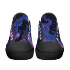 Aethonox Mortis Canvas Lowtops (black pair front)
