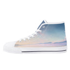 Cherry Blossom Dream Canvas Hightops (white right inside)