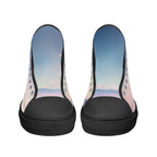 Cherry Blossom Dream Canvas Hightops (black pair front)