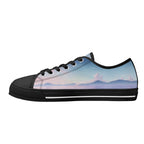 Cherry Blossom Dream Canvas Lowtops (black right inside)