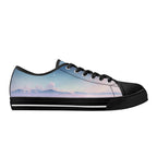 Cherry Blossom Dream Canvas Lowtops (black right outside)