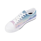Cherry Blossom Dream Canvas Lowtops (white right above angled)
