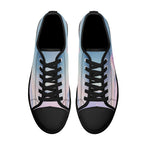 Cherry Blossom Dream Canvas Lowtops (black pair top)