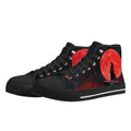 Crimson Vigil Canvas Hightops (black pair angled)