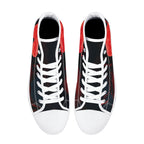 Crimson Vigil Canvas Hightops (white pair top)