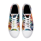 Nebula Scape Canvas Lowtops (white pair top)