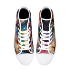 Nebula Scape Canvas Hightops (white pair top)