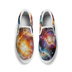 Nebula Scape Canvas Slipons (white pair top)