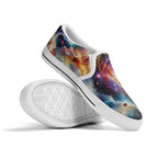 Nebula Scape Canvas Slipons (white pair stacked)