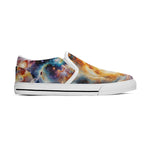 Nebula Scape Canvas Slipons (white right outside)