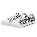 Checkurmote Canvas Lowtops (white pair angled)