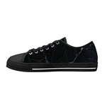 Black Marquina Canvas Lowtops (black right inside)