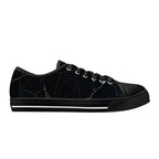Black Marquina Canvas Lowtops (black right outside)