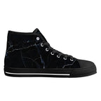 Black Marquina Canvas Hightops (black left inside)