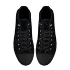 Black Marquina Canvas Hightops (black pair top)