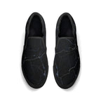 Black Marquina Canvas Slipons (black pair top)
