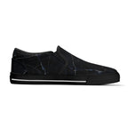 Black Marquina Canvas Slipons (black left inside)