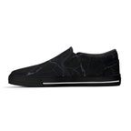 Black Marquina Canvas Slipons (black right inside)