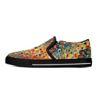 Prism Burst Canvas Slipons (black left outside)