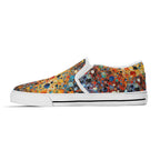 Prism Burst Canvas Slipons (white right inside)