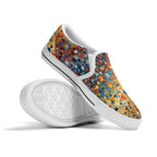 Prism Burst Canvas Slipons (white pair stacked)