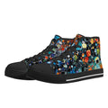Prism Burst Canvas Hightops (black pair angled)