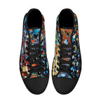 Prism Burst Canvas Hightops (black pair top)