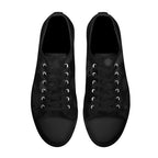 Dot Shift in Gray Canvas Lowtops (black pair top)
