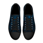 Dot Shift in Cobalt Blue Canvas Lowtops (black pair top)