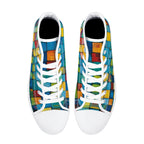 Oil Matrix Canvas Hightops (white pair top)