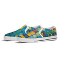 Oil Matrix Canvas Slipons (white pair angled)