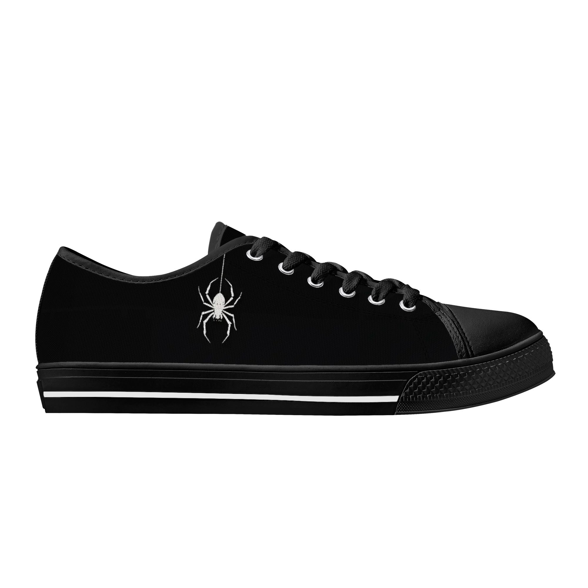 Umbra Web Canvas Lowtops (black right outside)