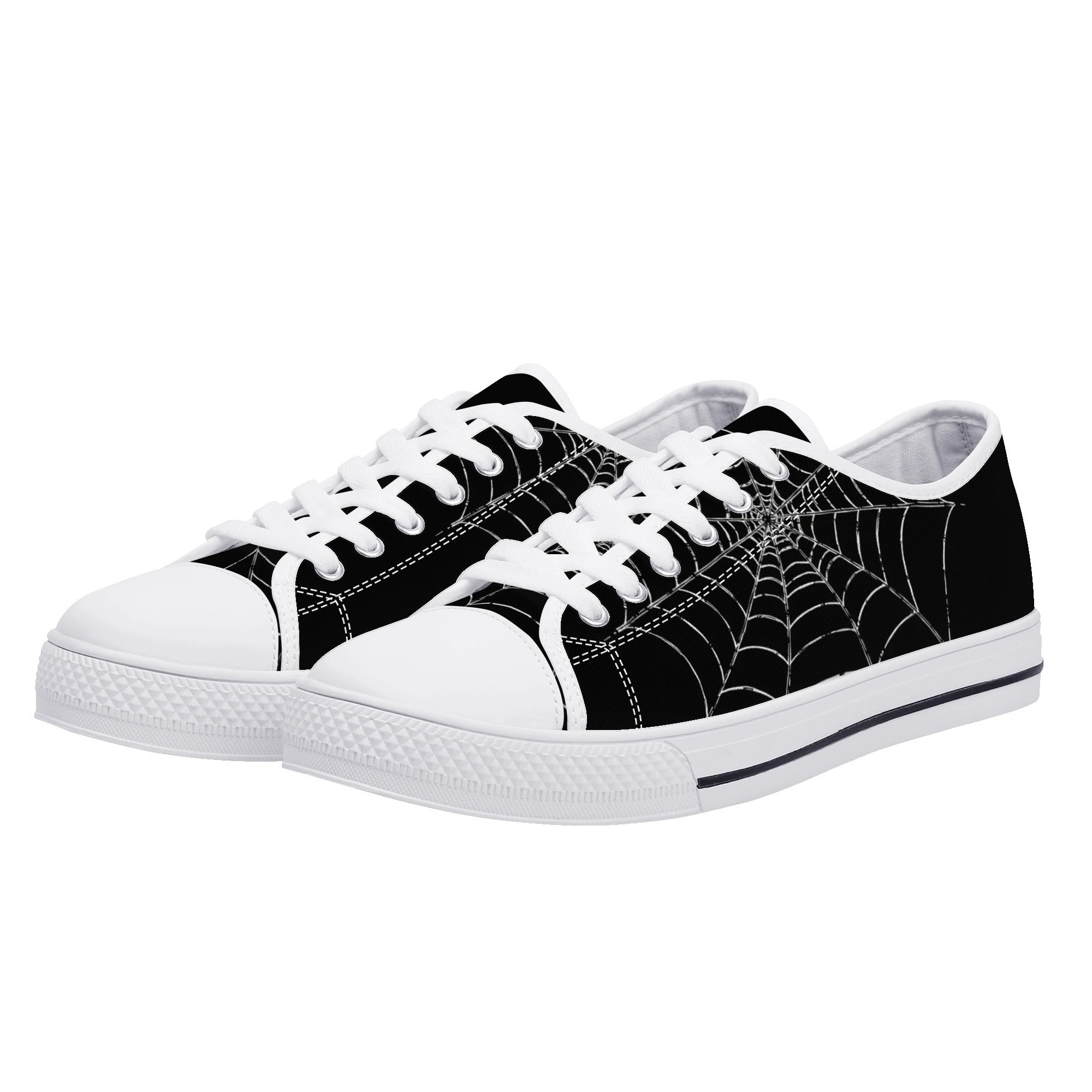 Umbra Web Canvas Lowtops (white pair angled)