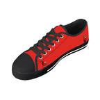 Ladybug Canvas Lowtops (black right above angled)