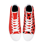 Ladybug Canvas Hightops (white pair top)