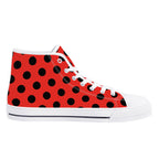 Ladybug Canvas Hightops (white left inside)