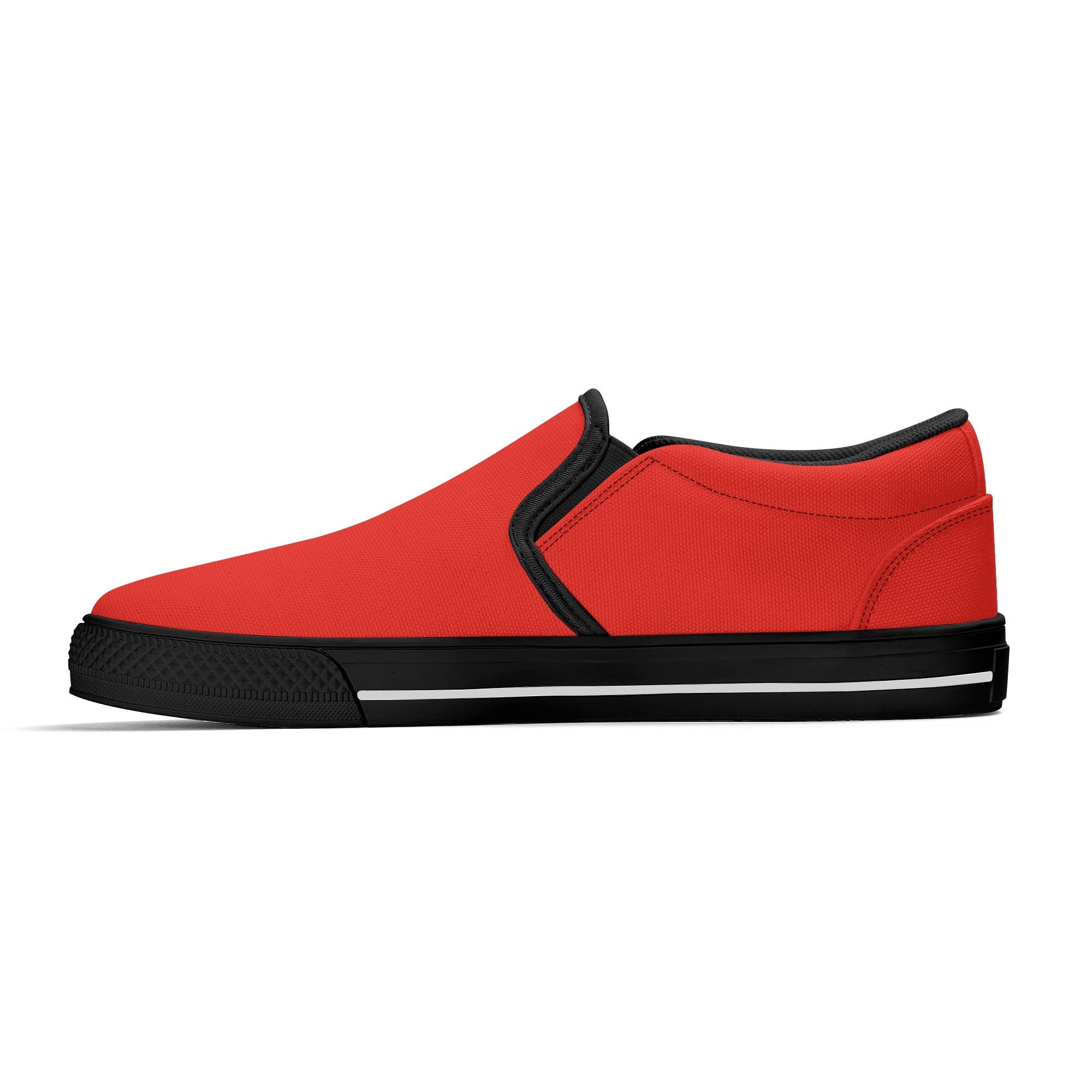 Ladybug Canvas Slipons (black right inside)