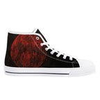 Bloodmoon Raven Canvas Hightops (white left inside)