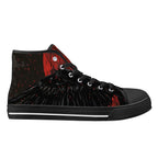 Bloodmoon Raven Canvas Hightops (black right outside)