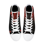 Bloodmoon Raven Canvas Hightops (white pair top)