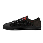 Bloodmoon Raven Canvas Lowtops (black right inside)