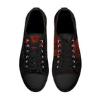 Bloodmoon Raven Canvas Lowtops (black pair top)