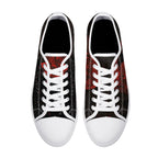 Bloodmoon Raven Canvas Lowtops (white pair top)