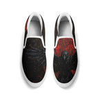 Bloodmoon Raven Canvas Slipons (white pair top)
