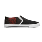 Bloodmoon Raven Canvas Slipons (white right outside)