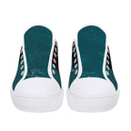 Prism Lips Canvas Lowtops (white pair front)