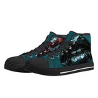 Prism Lips Canvas Hightops (black pair angled)