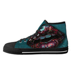 Prism Lips Canvas Hightops (black right inside)